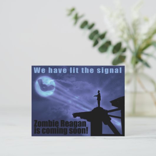 Licht het gembersignaal aan! Briefkaart (Staand voorkant)