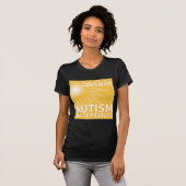 Licht het goud voor autisme-acceptatie t-shirt (Voorkant volledig)