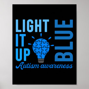 Licht het op Blauw Autisme Bewustzijn S1 Poster