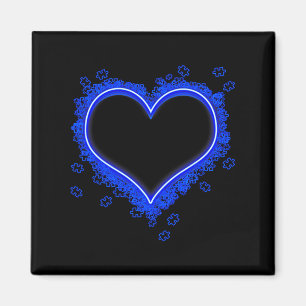 Licht het op Blauw Autisme Hart Puzzel Stukken Aut Magneet