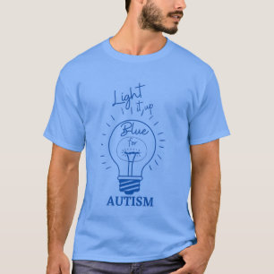 Licht het op Blauw voor autisme T-shirt
