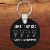 Licht het op Rood, REDin plaats daarvan, Autism-Ac Sleutelhanger (Voorkant)