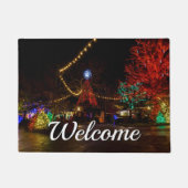 Licht het op voor kerstcadeaudeuren deurmat (Voorkant)