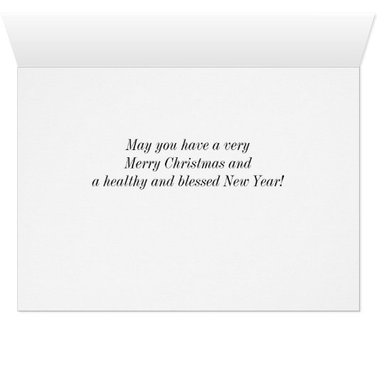 Licht het op voor Kerstmis Kaart (Binnen Horizontaal (Onder))