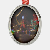 Licht het op voor Kerstmis Metalen Ornament (Links)