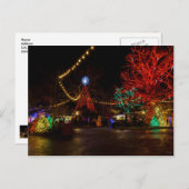 Licht het op voor kerstpostkaart briefkaart (Voorkant / Achterkant)