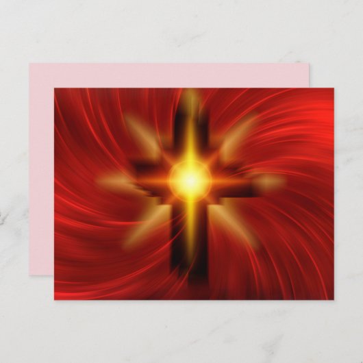 licht het weg briefkaart (Voorkant / Achterkant)