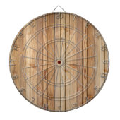 Licht hout dartbord (Voorkant)