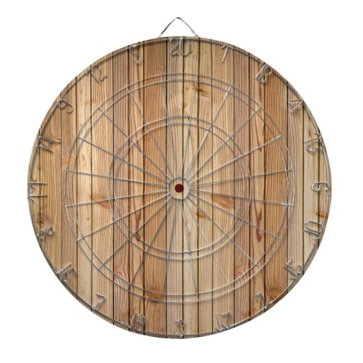Licht hout dartbord (Voorkant)
