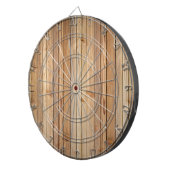 Licht hout dartbord (Voorkant Rechts)