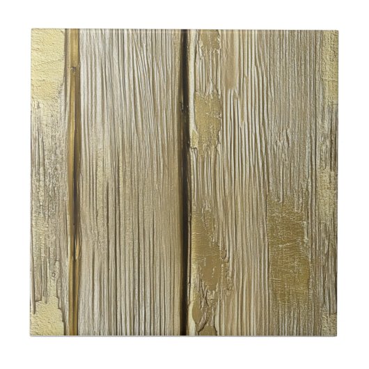 Licht houten plankpatroon tegeltje (Voorkant)