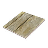 Licht houten plankpatroon tegeltje (Zijkant)