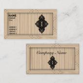 Licht houtkarpenter - Visitekaartje (Voorkant / Achterkant)