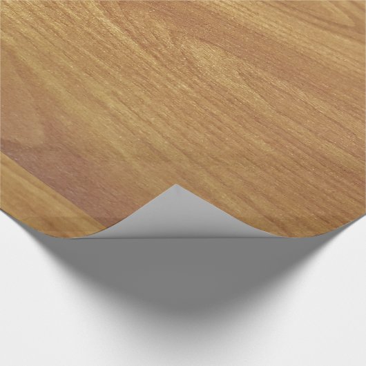 Licht houtnerf inpakpapier (Hoek)