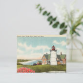Licht huis, Houthal, Cape Cod Massachusetts Briefkaart (Staand voorkant)