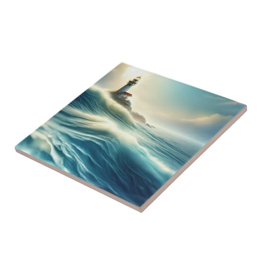 Licht Huis Kunst Werk Tegeltje (Zijkant)