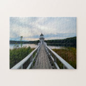 Licht huis Maine. Legpuzzel (Horizontaal)