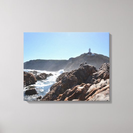Licht huis - Mossel Bay Canvas Afdruk (Voorkant)