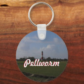 Licht huis op pellworm uit Afar Sleutelhanger (Voorkant)