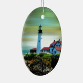 Licht huis Portland koplicht Keramisch Ornament (Rechts)