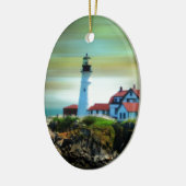 Licht huis Portland koplicht Keramisch Ornament (Links)