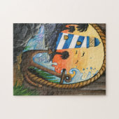 Licht huis Uitzicht Legpuzzel (Horizontaal)