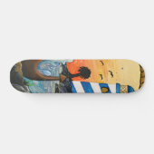 Licht huis Uitzicht Persoonlijk Skateboard (Horizontaal)