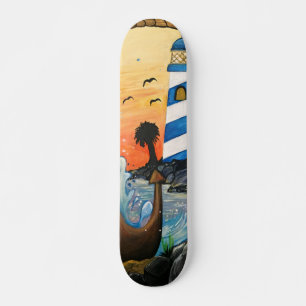 Licht huis Uitzicht Persoonlijk Skateboard