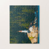 Licht huis Vancouver. Legpuzzel (Verticaal)