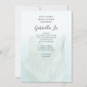 Licht Ice Blue Crystals Vrijgezellenfeest Kaart (Voorkant)