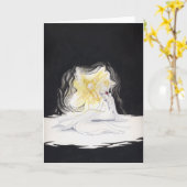 Licht in de Blekkness-kaart Kaart (Gele Bloem)