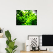 Licht in de boom poster (Thuiskantoor)