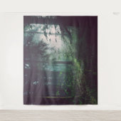 LICHT IN DE BOS FOTO-ACHTERGROND WANDKLEED (Voorkant)