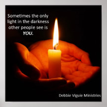 Licht in de donkere afdrukken