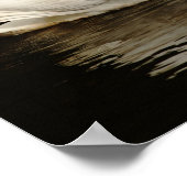 Licht in de donkere zwenkplaat, zo  poster (Hoek)