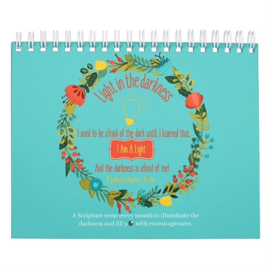 Licht in de donkerheid Christelijke Manuscript 202 Kalender (Hoes)