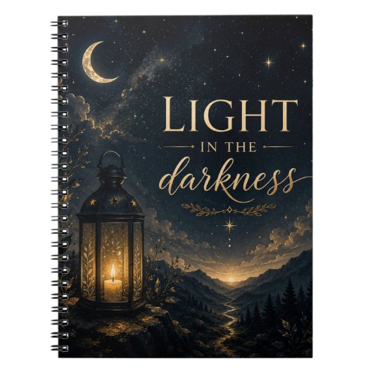 Licht in de Duisternis Inspiratie Notitieboek (Voorkant)