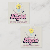 Licht in de Duisternis Kaart / Aanmoediging Kaart Notitiekaartje (Voorkant / Achterkant)