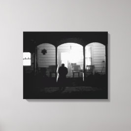 Licht in de duisternis (Thuis komt) Canvas Afdruk