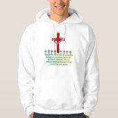 Licht in de kribbe hoodie (Voorkant)