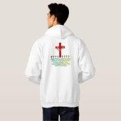 Licht in de kribbe hoodie (Achterkant volledig)