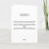 Licht in de schaduw #21 kaart (Achterkant)