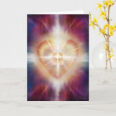 Licht in de schaduw #45 - "Het Licht Hart" Kaart (Gele Bloem)