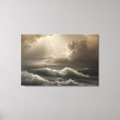 Licht in de storm canvas afdruk (Voorkant)