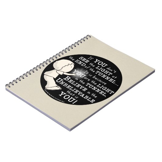 Licht in de tunnel notitieboek (Linkerzijde)