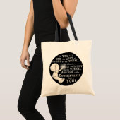 Licht in de tunnel tote bag (Voorkant (product))