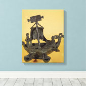 Licht in de vorm van een boot canvas afdruk (Insitu (Houten vloer))