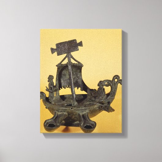 Licht in de vorm van een boot canvas afdruk (Voorkant)