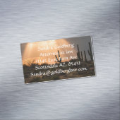 Licht in de woestijn magnetisch visitekaartje (Voorbeeld)