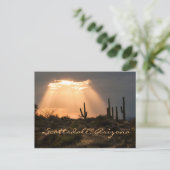 Licht in de woestijn Scottsdale, AZ Briefkaart (Staand voorkant)